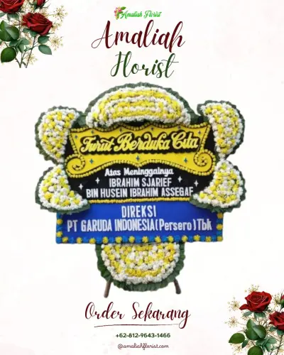 Papan Bunga Duka di Cikiruh